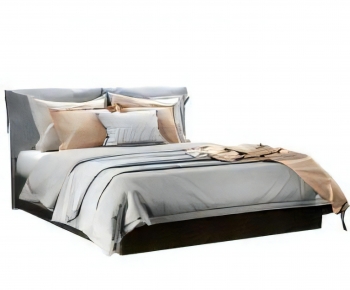 Modern Double Bed-ID:429184913