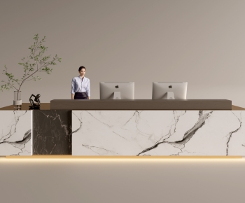 Modern Reception Desk-ID:186739925