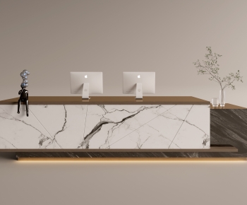 Modern Reception Desk-ID:844964039