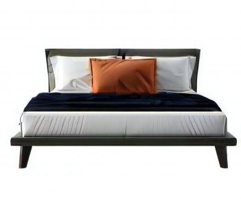 Modern Double Bed-ID:809426078
