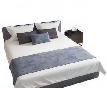Modern Double Bed-ID:577141058