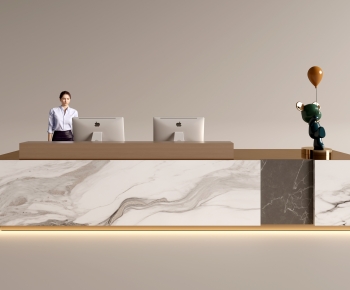 Modern Reception Desk-ID:920039892