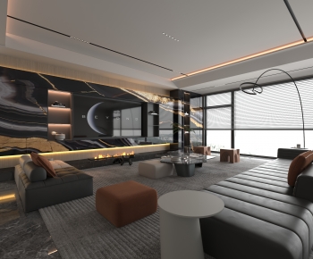 Modern A Living Room-ID:329550034