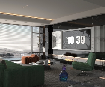 Modern A Living Room-ID:409861099