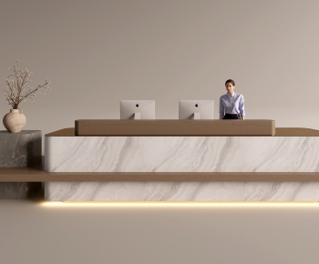 Modern Reception Desk-ID:251455075