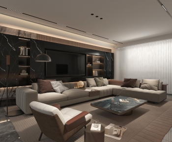Modern A Living Room-ID:379532103