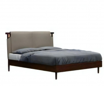 Modern Double Bed-ID:751630079