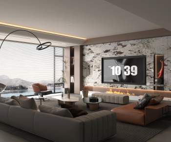 Modern A Living Room-ID:757806065