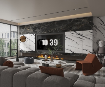 Modern A Living Room-ID:772147894