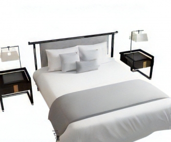 New Chinese Style Double Bed-ID:682528028