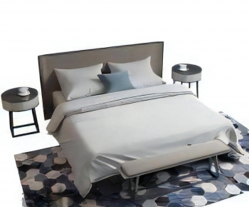 Modern Double Bed-ID:335872894