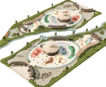 Modern Park Landscape-ID:310599813