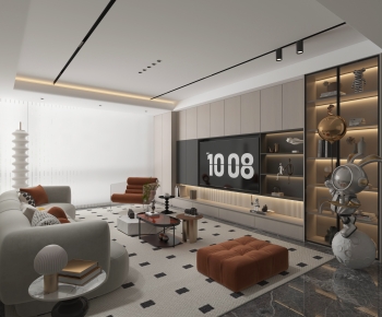 Modern A Living Room-ID:513411053