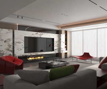 Modern A Living Room-ID:678034071