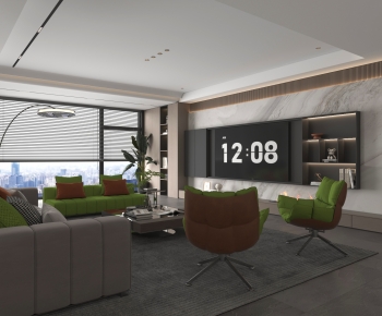 Modern A Living Room-ID:503701932