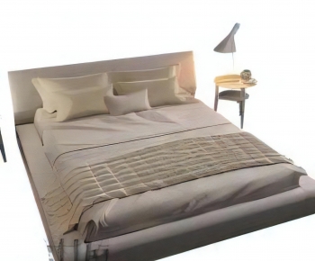 Modern Double Bed-ID:209939527