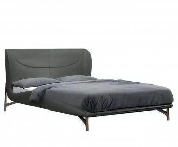 Modern Double Bed-ID:816956046