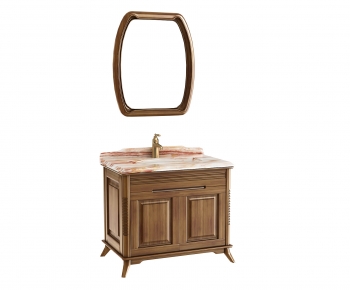 European Style Bathroom Cabinet-ID:209022052