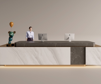 Modern Reception Desk-ID:351197007