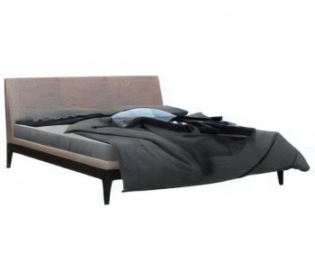 Modern Double Bed-ID:681893112