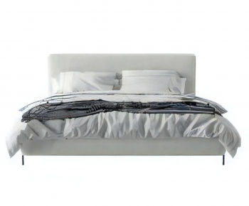 Modern Double Bed-ID:547539002
