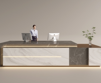 Modern Reception Desk-ID:533967976