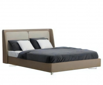 Modern Double Bed-ID:883642916