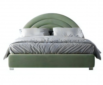 Modern Double Bed-ID:311733011