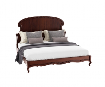 European Style Double Bed-ID:545119059