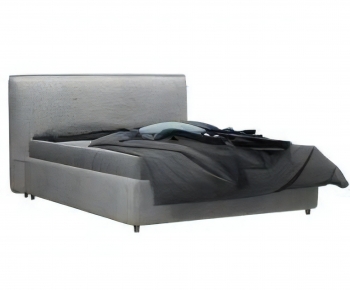 Modern Double Bed-ID:803994892