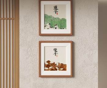 现代简约装饰挂画组合-ID:938014035