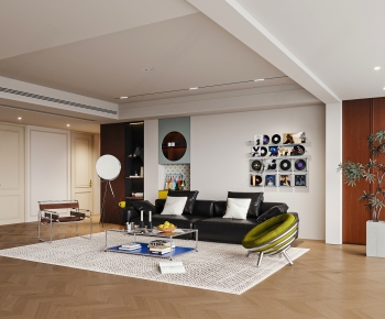 Modern A Living Room-ID:912415986