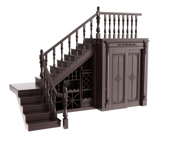 European Style Staircase-ID:876842988