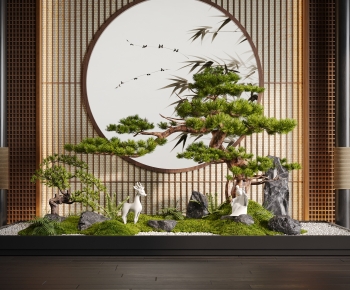 New Chinese Style Plant Landscaping-ID:461915021