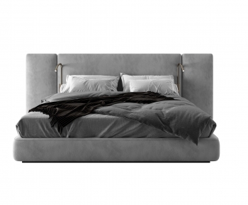 Modern Double Bed-ID:306196932