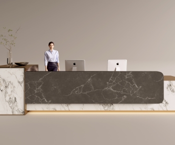 Modern Reception Desk-ID:563739067