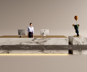 Modern Reception Desk-ID:560359955