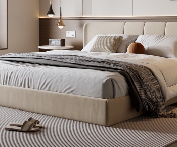 Modern Double Bed-ID:720266105