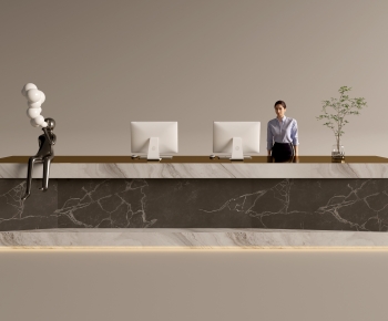 Modern Reception Desk-ID:315552954