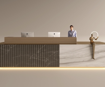 Modern Reception Desk-ID:607021094