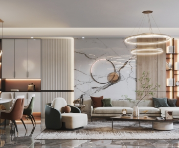 Modern A Living Room-ID:726540091