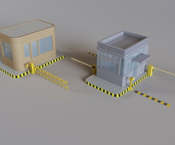 Modern Security Booth-ID:632287985