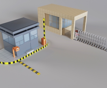 Modern Security Booth-ID:386329895