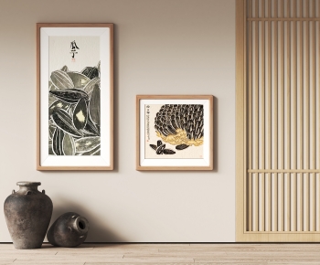 现代瓜子装饰挂画组合-ID:625102047