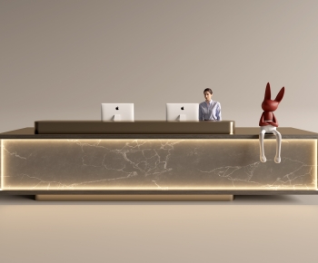 Modern Reception Desk-ID:840802919