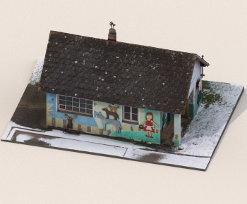 Modern School Building-ID:698812018