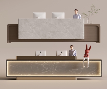 Modern Reception Desk-ID:314477922