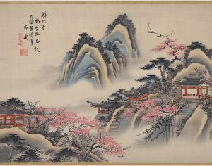 中式装饰画-ID:876789099