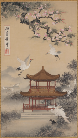 中式装饰画-ID:559727916