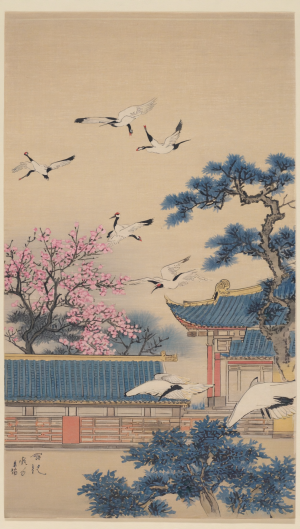 中式装饰画-ID:733740091